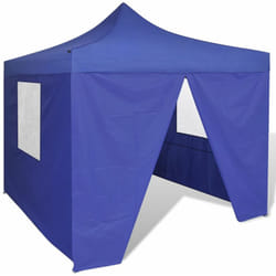 Vidaxl - Tenda Pieghevole Blu 3 x 3 m con 4 Pareti 27559