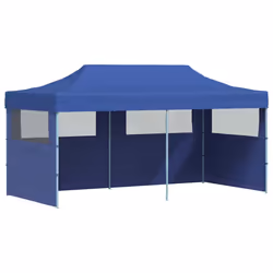vidaXL Tenda per Feste Pop-up Pieghevole Blu 3 x 6 m - Vista aggiuntiva 2