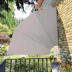 Tenda Laterale Parasole per Balcone Pieghevole Crema vari dimensioni dimensioni : 210x210 cm