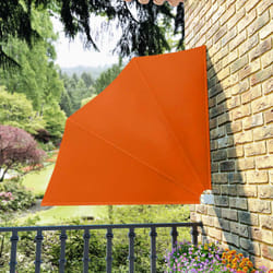 Tenda Laterale per Balcone Pieghevole Terracotta 140x140 cm Vidaxl