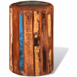 Questo sgabello cilindrico in legno in stile antico vi offrirà sicuramente comfort di seduta. La semplice struttura in legno ...