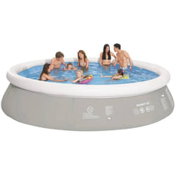No Brand - Piscina Gonfiabile Rotonda Grigia 450 x 122 cm Jilong