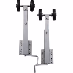 Set 2 Supporti Prua a Doppia Ruota per Rimorchio Barca 59-84 cmcod mxl 103109 - Vista aggiuntiva 3