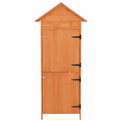 vidaXL Armadietto da Giardino Marrone 42,5x64x190 cm - Vista aggiuntiva 3