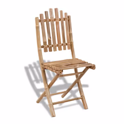 VidaXL 271715 sedia da esterno Terrazzo Bamboo - Vista aggiuntiva 5