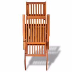 VidaXL 41433 sedia da esterno Terrazzo Seduta imbottita Legno di acacia - Vista aggiuntiva 4