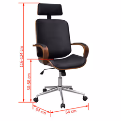 VidaXL 241686 sedia da ufficio e computer - Vista aggiuntiva 5