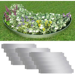 Vidaxl - Set 15 pz Bordo prato flessibile in acciaio galvanizzato 100 x 14 cm