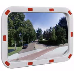 Dimensioni dello specchio: 40 x 60 cm (L x P) Materiale specchio: Plastica PC Materiale telaio: Polipropilene + acciaio Color ...