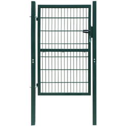 Cancello staccionata da esterni giardino 2D verde varie dimensioni dimensioni : 106 x 210 cm