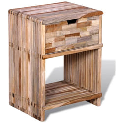 Vidaxl - Comodino con Cassetto in Legno di Recupero di Teak