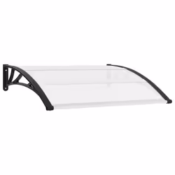 vidaXL Pensilina per Porta 120x100 cm in PC - Vista aggiuntiva 2