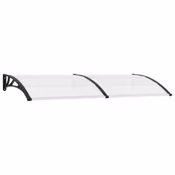 vidaXL Pensilina per Porte 240x100 cm in PC - Vista aggiuntiva 2