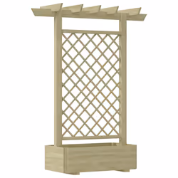 Fioriera con Pergolato da Giardino 162x56x204 cm in Legnocod mxl 121012