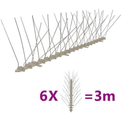 Vidaxl - Set Dissuasori per Uccelli e Piccioni 6 pz 4 File 3 m 630018