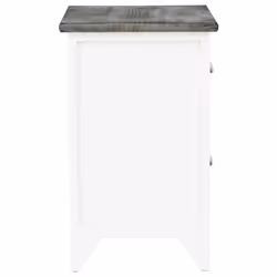 VidaXL 242041 comodino Grigio, Bianco - Vista aggiuntiva 7