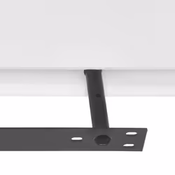 vidaXL Mensole a Muro Bianche 2 pz in MDF per Libri/DVD - Vista aggiuntiva 3