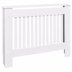 Armadietto Copritermosifone in MDF Bianco 112 cmcod mxl 121073 - Vista aggiuntiva 2