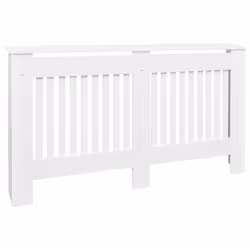 Armadietto Copritermosifone in MDF Bianco 152 cmcod mxl 73246 - Vista aggiuntiva 2