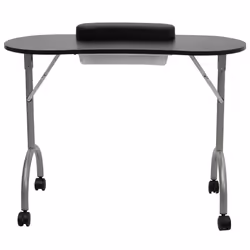 Tavolo Pieghevole per Manicure con Ruote Nerocod mxl 90602 - Vista aggiuntiva 2