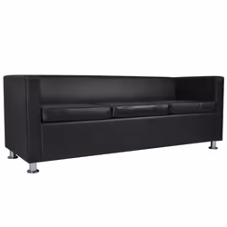 VidaXL 242208 divano Nero - Vista aggiuntiva 4