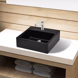 Questo lavabo, realizzato in ceramica di alta qualità, sarà un'aggiunta elegante a qualsiasi stanza da bagno, toilette o polv ...
