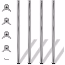 Questo set di gambe per tavolo di alta qualità sono state progettate per tavoli da cucina, tavoli, tavoli da lavoro, scrivani ...