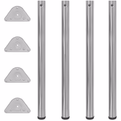 Questo set di gambe per tavolo di alta qualità sono state progettate per tavoli da cucina, tavoli, tavoli da lavoro, scrivani ...