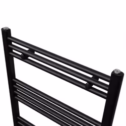 Radiatore Centrale Portasciugamano Dritto Nero 500 x 1160 mmcod mxl 97183 - Vista aggiuntiva 3