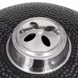 VidaXL 41721 barbecue per l'aperto e bistecchiera Barbecue/grill Kamado Kettle Carbone + legna da ardere Nero, Acciaio inox, Legno - Vista aggiuntiva 8