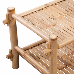 VidaXL 242490 scaffale Mensola per scaffale Libera installazione Bamboo - Vista aggiuntiva 4
