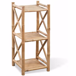 Materiale: bambù Dimensioni: 35 x 35 x 81 cm (L x P x A) Con 3 livelli Questo scaffale a 3 piani può essere usato nel bagno c ...