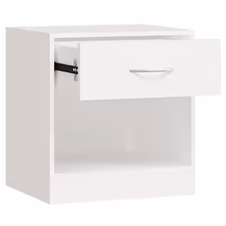 VidaXL 242547 comodino Bianco - Vista aggiuntiva 7