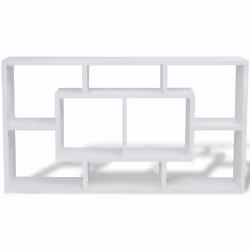 VidaXL 242548 scaffale Mensola galleggiante A muro Legno Bianco - Vista aggiuntiva 4