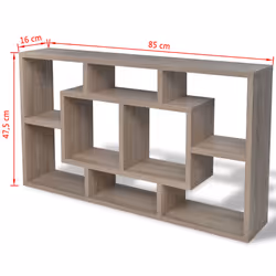VidaXL 242549 scaffale Legno Quercia - Vista aggiuntiva 6