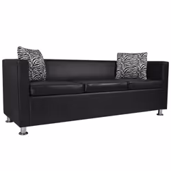 VidaXL 272179 divano Nero