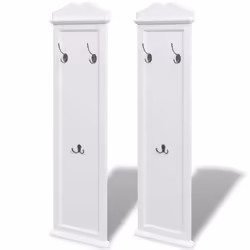 Appendiabiti Set 2 pz Attaccapanni Bianchicod mxl 97093 - Vista aggiuntiva 2