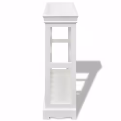 VidaXL 242438 scaffale per vino MDF, Legno Bianco - Vista aggiuntiva 5