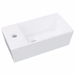 Lavandino Bianco 48x25x15 cm in Ceramicacod mxl 96959 - Vista aggiuntiva 2