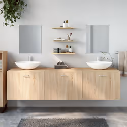 Questo set di mobili da bagno alla moda è destinato ad essere un'ottima aggiunta al vostro bagno, donandogli un aspetto ordin ...