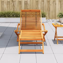 VidaXL 41806 sedia da esterno Terrazzo Seduta imbottita Legno di acacia - Vista aggiuntiva 3