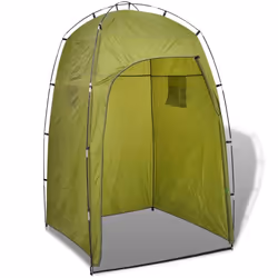 vidaXL Tenda per Doccia/WC/Spogliatoio Verde - Vista aggiuntiva 2