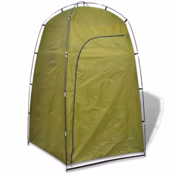 vidaXL Tenda per Doccia/WC/Spogliatoio Verde - Vista aggiuntiva 3