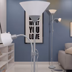 Questa lampada da terra ha un design moderno e pieno di stile e una modalità semplice ed elegante di illuminare e mettere in  ...