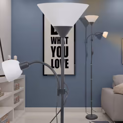 Questa lampada da terra ha un design moderno e pieno di stile e una modalità semplice ed elegante di illuminare e mettere in  ...