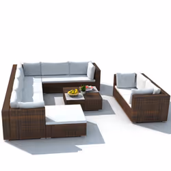 VidaXL 41875 set mobili da esterno - Vista aggiuntiva 4