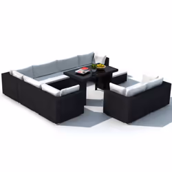 VidaXL 41878 set mobili da esterno - Vista aggiuntiva 4