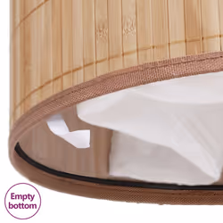 VidaXL 242723 porta biancheria Rotondo Bamboo Naturale - Vista aggiuntiva 6
