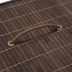 VidaXL 242726 porta biancheria Rettangolare Bamboo Marrone - Vista aggiuntiva 4