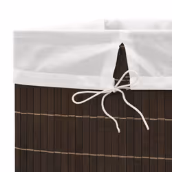 VidaXL 242726 porta biancheria Rettangolare Bamboo Marrone - Vista aggiuntiva 6